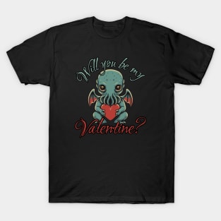 Valentine Cthulhu #2 T-Shirt